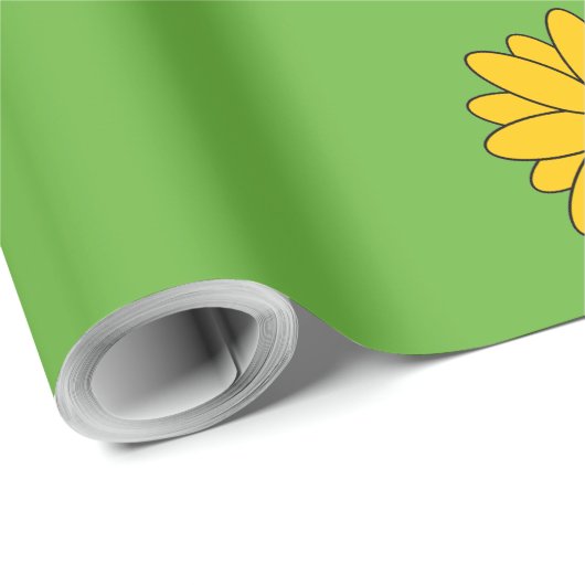 Bienen und Blume Geschenkpapier (Rolleneckpunkt)