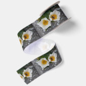 Bienen und Blume im Frühjahr Satinband (Rückseite)
