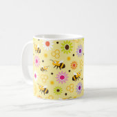 Bienen und Blume Kaffeetasse (Vorderseite Links)