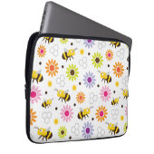 Bienen und Blume Laptopschutzhülle (Vorne Rechts)