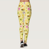Bienen und Blume Leggings (Rückseite)