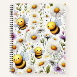 Bienen und Blume Notizblock