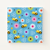 Bienen und Blume Notizblock (Rückseite)