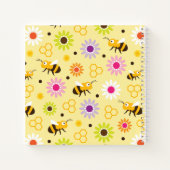 Bienen und Blume Notizblock (Rückseite)