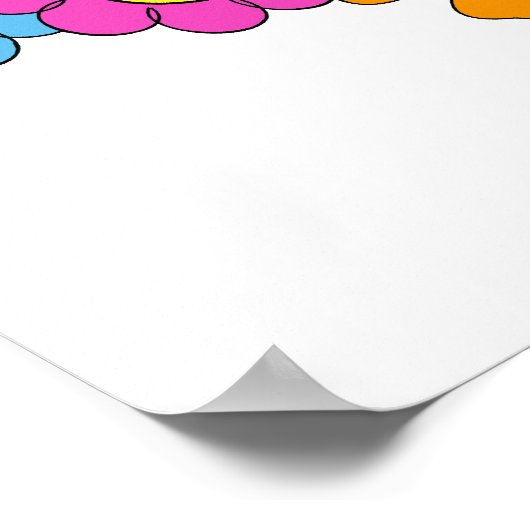 Bienen und Blume Poster (Ecke)