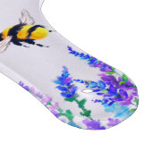 Bienen und Blume Schneiden von Frühlingsgemälden Schneidebrett (Ecke)