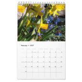 Bienen und Blume, schöner Blumenkalender Kalender (Feb 2027)