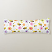 Bienen und Blume Seitenschläferkissen (Vorderseite)