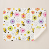 Bienen und Blume Sherpadecke (Vorderseite (Horizontal))
