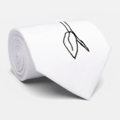 Bienen und Blume Sketch Krawatte (Gerollt)