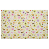 Bienen und Blume Stoff (Fat Quarter (45,7 x 55,9 cm))
