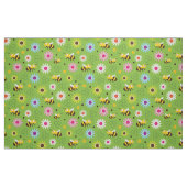 Bienen und Blume Stoff (Fat Quarter (45,7 x 55,9 cm))