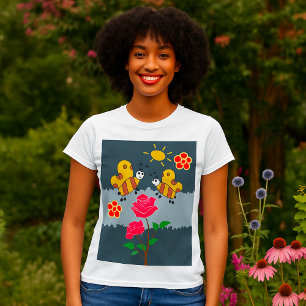 Bienen und Blume T-Shirt