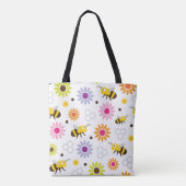 Bienen und Blume Tasche (Rückseite)