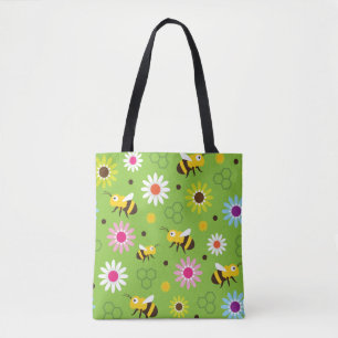 Bienen und Blume Tasche