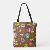Bienen und Blume Tasche (Rückseite)