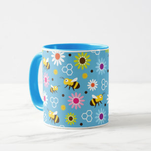 Bienen und Blume Tasse