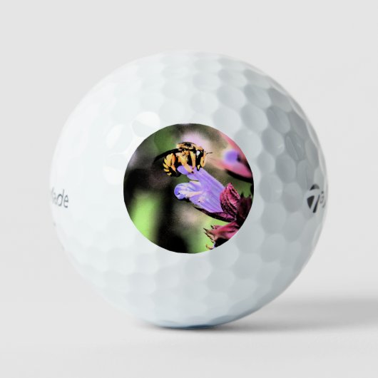 Bienen und Blume tmtp5 gbcna Golfball (Vorderseite)
