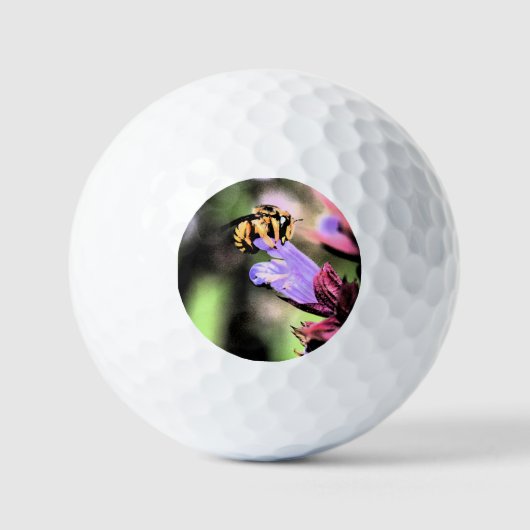 Bienen und Blume über Gbcnm Golfball (Vorderseite)