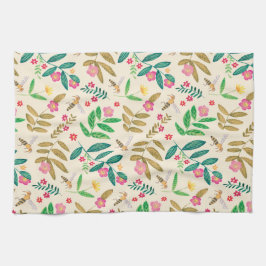 Bienen und Blumen Geschirrtuch