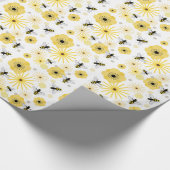Bienen-und Blumen-Muster-Verpackungs-Papier Geschenkpapier (Ecke)