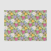 Bienen und Buttercups Seidenpapier (Vorderseite)