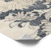 Bienen und Chrysanthemen Poster (Ecke)