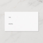 Bienen und Gelbe Wildblume-Display-Dusche Begleitkarte (Rückseite)