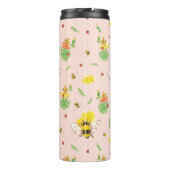 Bienen und Glückskäfer Thermosbecher (Rückseite)