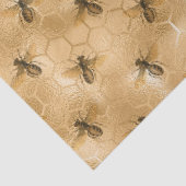 Bienen- und Goldwabenkleidung Seidenpapier (Detail)