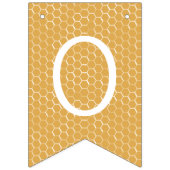 Bienen und Honeycomb Glückwünsche Wimpelkette (Zweite Fahne)