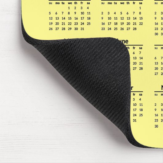 Bienen und Honeycomb - Kalender 2025 Mousepad (Ecke)