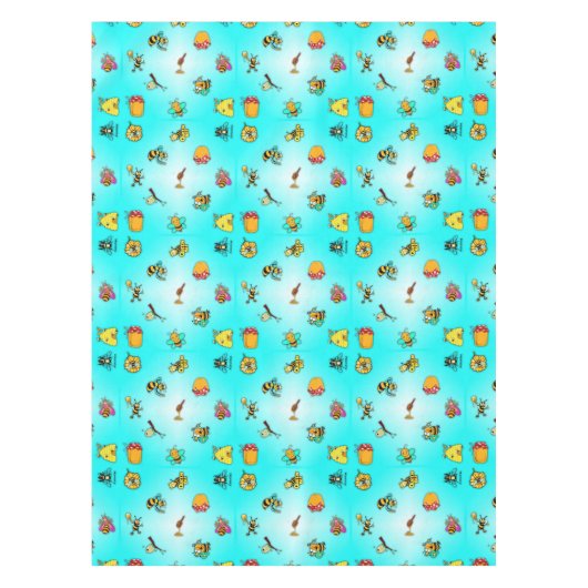 Bienen und Honig Tischdecke (Vorderseite)