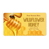 Bienen- und Honigtaube-Gelbe goldene Produktkennze (Vorne)