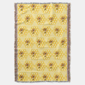 Bienen und Honigwabe Decke (Vorderseite Vertikal)