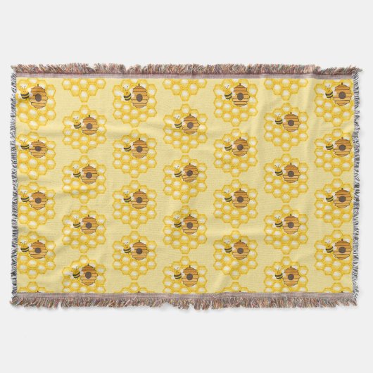 Bienen und Honigwabe Decke (Vorderseite)