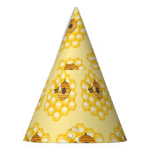 Bienen und Honigwabe Partyhütchen (Links)