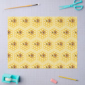 Bienen und Honigwabe Seidenpapier (Basteln)