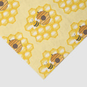 Bienen und Honigwabe Seidenpapier (Detail)