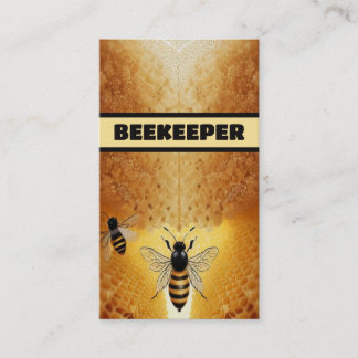 Bienen und Honigwabe Visitenkarte