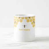 Bienen und Honigwaben Kaffeetasse (Mittel)