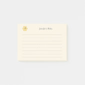 Bienen und Honigwaben Post-it Klebezettel (Vorderseite)