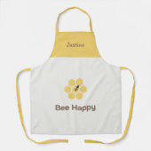 Bienen und Honigwaben Schürze (Vorderseite)