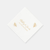 Bienen- und Honigwabenmuster Serviette (Ecke)