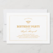 Bienen- und Honigwabenparty Einladung (Vorderseite)