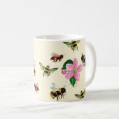 Bienen und Hummel Kaffeetasse (VorderseiteRechts)