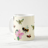 Bienen und Hummel Kaffeetasse (Vorderseite Links)