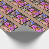 Bienen und Hummelmosaike Geschenkpapier (Ecke)