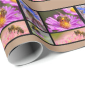 Bienen und Hummelmosaike Geschenkpapier (Rolleneckpunkt)