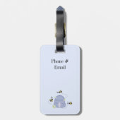 Bienen und ihre Bienen Gepäckanhänger (Rückseite vertikal)